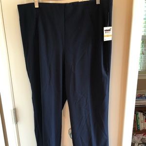 Style & Co Navy Straight Leg Trousers